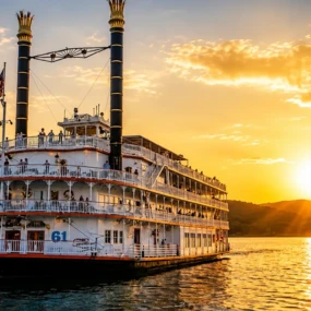 Santa’s Pancakes and PJs Cruises on Silver Dollar City’s Showboat