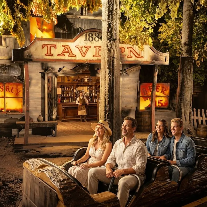 Fire In The Hole indoor family coaster at Silver Dollar City, Branson